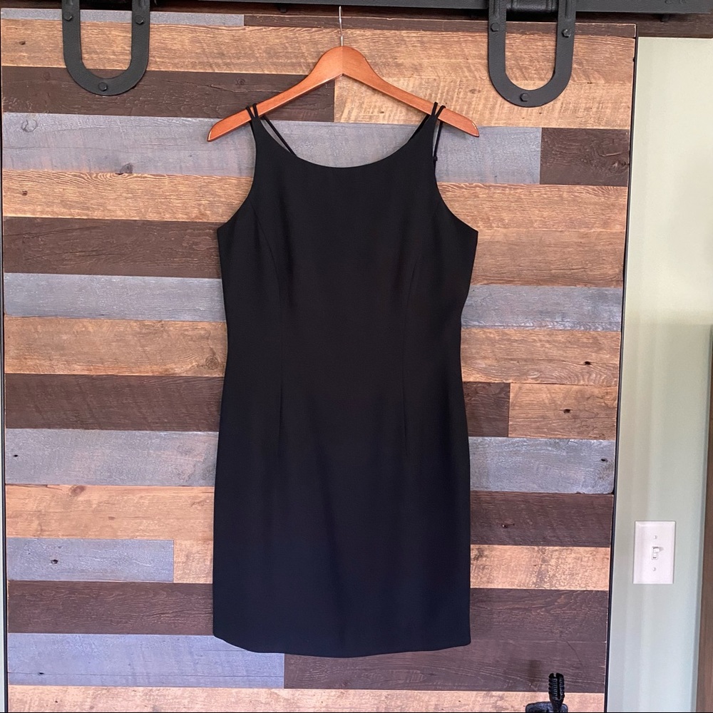Little Black Dress triple cross back, 12 petite